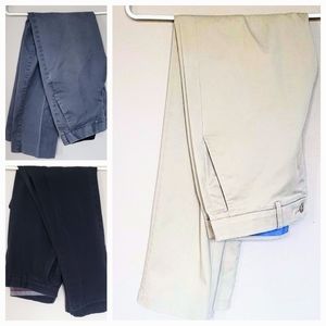 SET OF 3: SLIM FIT Dress Pants